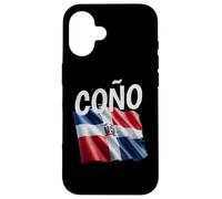 Coño - Funny Dominican Republic Flag Slang For Men Women Custodia per iPhone 16