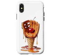Cono Gelato Guanti da Baseball Giocatore Lanciatore Custodia per iPhone X/XS