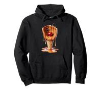 Cono Gelato Guanti da Baseball Giocatore Lanciatore Felpa con Cappuccio