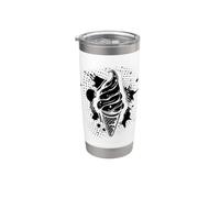 Cono gelato Splash Gelateria Bicchiere termico in acciaio inox doppia parete