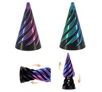 Cono impossibile, cono a spirale, giocattolo impossibile, piramide impossibile, cono a spirale stampato in 3D, piramide impossibile passthrough impossibile, per rilassare l'ansia (colore sfumato, 2