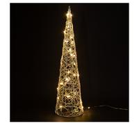 Cono luminoso h. 60 cm, bianco caldo, Xmas
