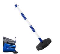 Cono per delimitatore di traffico - Colonna di sicurezza riflettente da 85 cm, di avvertimento durevole in PE con base riempita di acqua o sabbia, design ad alta visibilità | Cono barriera strada