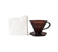Cono riutilizzabile del gocciolatore della tazza del filtro del caffè per la cucina domestica Macchina da caffè lenta fermentata con comoda presa filtro trasparente