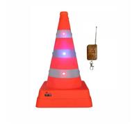 Cono stradale 5 pezzi di coni stradali pieghevoli con perle luminose telecomandate for la costruzione di strade nei parcheggi Strada