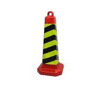 Cono stradale Confezione da 5 coni stradali con strisce riflettenti for esercitarsi alla guida durante il parcheggio su strada Strada