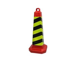 Cono stradale Confezione da 5 coni stradali con strisce riflettenti for esercitarsi alla guida durante il parcheggio su strada Strada
