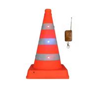 Cono stradale Coni stradali estensibili 5 pezzi con perle luminose telecomandate for esercitazioni di guida nei parcheggi Strada