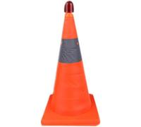 Cono Stradale Pieghevole con Luce LED, Coni di Sicurezza a Scomparsa, Coni stradali Riflettenti, Coni di parcheggio Arancioni in Caso di guasto di Emergenza, Coni di Sicurezza per Il parcheg