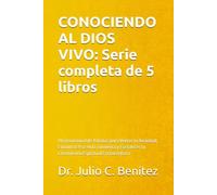 CONOCIENDO AL DIOS VIVO: Serie completa de 5 libros: Un Devocional de 150 Días para Vencer la Ansiedad, Encontrar Paz en la Tormenta y Fortalecer tu Crecimiento Espiritual Cristocéntrico