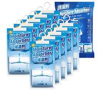 CONOPU 10 Pack x 248g(2.5kg) Deumidificatori Armadio, per Eliminare Assorbire Umidità, per Seminterrati, Armadi, Lavanderie, contro Odore Sgradevole Confezioni Senza Profumo