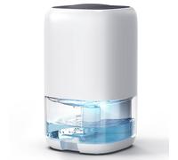 CONOPUPlus Deumidificatore 1000ML, Deumidificatore Casa Muffa con LED a 7 Colori, Compatto, Silenzioso ed Efficiente per Piccoli Spazi, Ideale per Bagno, Armadio