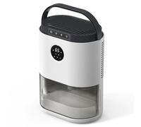 CONOPUPlus Deumidificatore 2300ML, Deumidificatore Casa Muffa con Sensore Display, Timer 48H, 7 Colori Luce, Sbrinamento Automatico, Modalità Sleep, Deumidificatore Portatile per Camera, Bagno