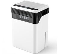 CONOPUPlus Deumidificatore, 3000ML Deumidificatore Casa, Tecnologia a 4 Semiconduttori, Modalità Sleep, Sbrinamento Automatico, Display Umidità in Tempo Reale, 24H Timer, 33dB