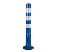 Conos delimitadores de tráfico, postes de estacionamiento portátiles, barreras de seguridad para entradas de vehículos, conos de poliuretano con bandas reflectantes para estacionamientos y terrenos