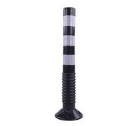 Conos delimitadores de tráfico, postes de estacionamiento portátiles, barreras de seguridad para entradas de vehículos, conos de poliuretano con bandas reflectantes para estacionamientos y terrenos