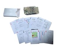 Conoscenza tattica Carta da gioco, mazzo da 52 carte con tattiche e strategie essenziali, carte da gioco divertenti con diversi concetti tattici, per appassionati tattici e serate di gioco (1pcs)