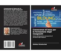 Conoscenze di base per la formazione degli insegnanti: Scienze dell'educazione nel programma di formazione degli insegnanti
