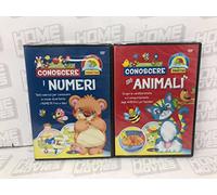 Conoscere i numeri + Conoscere gli animali - I miei libri didattici (2 DVD) [Editoriale]