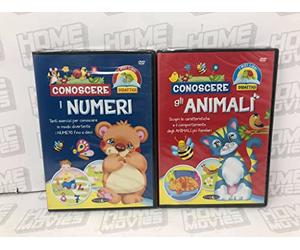Conoscere i numeri + Conoscere gli animali - I miei libri didattici (2 DVD) [Editoriale]