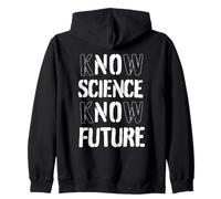 Conoscere la Scienza Conoscere Il Futuro Insegnante di scienze Studenti Universitari Felpa con Cappuccio