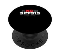 Conoscere la sepsi | Infezione | Consapevolezza della sepsi PopSockets PopGrip Adesivo