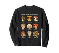 Conosci i Tuoi Funghi Forager Micologia Grafico Felpa