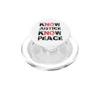 Conosci la giustizia conosci la pace PopSockets PopGrip per MagSafe