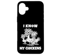 Conosco i miei polli. I know my chickens. IMG Custodia per iPhone 16 Plus