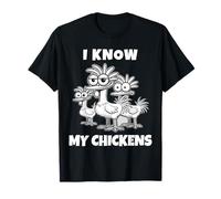 Conosco i Miei polli. I Know My Chickens. IMG Maglietta