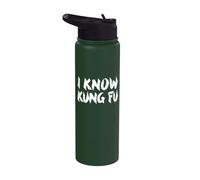 Conosco il Kung Fu Stainless Steel Insulated Water Bottle