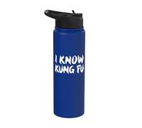 Conosco il Kung Fu Stainless Steel Insulated Water Bottle