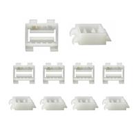 Conpert Clip di Fissaggio per Auto per Benz W124 Limousine W201 S124 T-Model, 10 Pezzi di Clip di Fissaggio in plastica per Auto