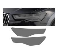 Conpert Pellicola Protettiva per Fari Auto per Audi A6 C7 4G S6 RS6, Pellicola Protettiva per fari Auto, Adesivo in TPU Trasparente Tinta Nera affumicata