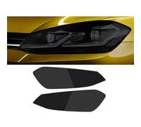 Conpert Pellicola Protettiva per Fari Auto per VW Golf 7 MK7 2012-2019, Pellicola Protettiva per fari Auto Adesivo in TPU Trasparente Nero