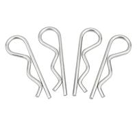 CONPHERON Copiglie Elastiche Copiglie a Molla Coppiglie Spaccate in Acciaio al Carbonio, M4×75mm, 10 pcs