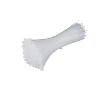 CONPHERON Fascette Plastica per Cablaggio 100 mm x 2,4 mm, Fascette Elettricista, Stringicavo - 1000pz - Bianco