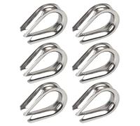 CONPHERON M2-M20 1-20Pezzi Acciaio Inossidabile Ditali per Fune Metallica per Cavi Sartiame Ditale Verricello Per Serracavi