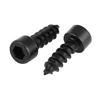 CONPHERON Viti Autofilettanti a Esagono Incassato Nero Viti a Brugola 8.8 Ad Alta Resistenza Viti per Legno M5×20mm, 30 pcs