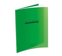 Conquant 41455 - Quaderno classico in polipropilene, rigido, colore: Verde