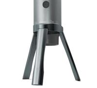 CONQUECO Supporto per macchina da caffè portatile: supporto rimovibile in alluminio compatibile con macchina per espresso portatile, piccolo, argento, PCM020-S