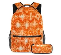 Conquer The Classroom con il nostro set di 2 zaini per bambini, zaino e astuccio di grande capacità per ragazzi ragazze adolescenti, coniglio carino nello spazio, Multicolore#06, B:29.4x20x40cm\