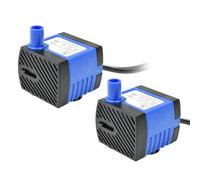 CONQUERALL 2PCS Mini pompa sommergibile da 2,5 W 42 GPH 1,48 ft altezza per piccoli acquari, fontane per gatti