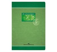 conquérant 28804 Quaderno sette piqûre carta riciclata inchiostro Offset base vegetale A4 96 pagine 70 g séyès 210 x 297 mm Bianco