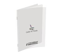 conquérant 36694 Quaderno Classico Carta Disegno copertina polipropilene trasparente A4 + carta