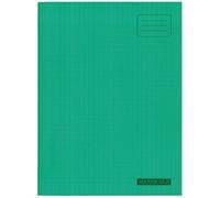 conquérant 47508 quaderno classica spillata Copertina in polipropilene rigida trasparente A5 + carta verde