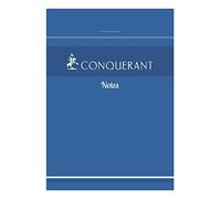 Conquérant Lotto di 72 Blocco note A7 a quadretti piccoli, 5 mm, 200 pagine, motivo: teschio, colore: Blu