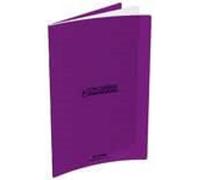 Conquerant, quaderni classici A4, a quadretti, 96 pagine, con copertina in polipro, colore: viola