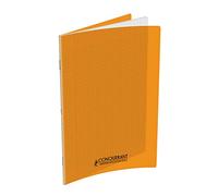 CONQUERANT Quaderno classico, 24 x 32 cm, quadretti grandi, 96 pagine cucite con copertina in polipro, colore: Arancione