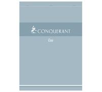 Conquérant Set di 20 taccuini Eco A4, 5 mm, 200 pagine, testata, copertina in carta blu